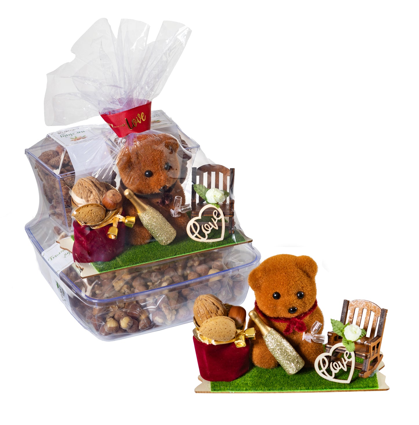 Подарък за Свети Валентин - печени ядки